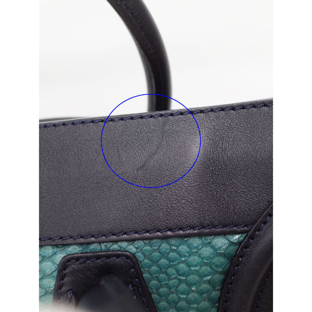 Celine Luggage Shopper Tote Leather Shoulder Bag - Picture 5 of 9